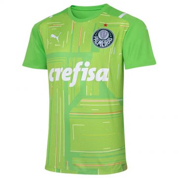 2021-22 Palmeiras Goalkeeper Green Football Jersey Shirts Men's