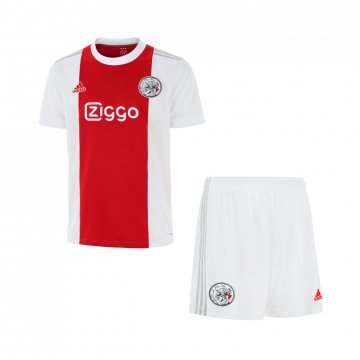 Ajax 2021-22 Home Soccer Jerseys + Short Kid's