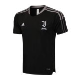 Juventus 2021-22 Black Soccer Training Jerseys Men's
