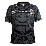#Retro Mexico 1998 Black Soccer Jerseys Men's
