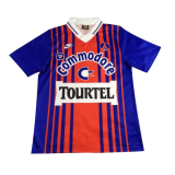 93/94 PSG Home Blue Retro Football Jersey Shirts Men