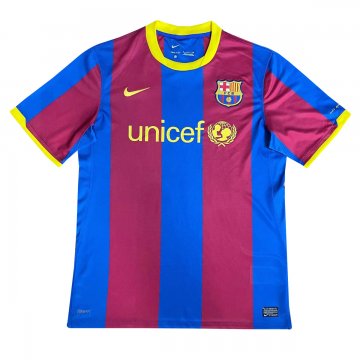 Barcelona 2010-2011 Retro Home Soccer Jerseys Men's