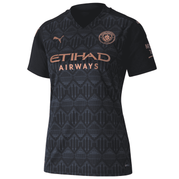 2020-21 Manchester City Away Women Football Jersey Shirts