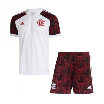2021-22 Flamengo Away Football Jersey Shirts + Short Kid's