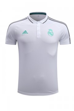 2017 Real Madrid White Polo Shirt
