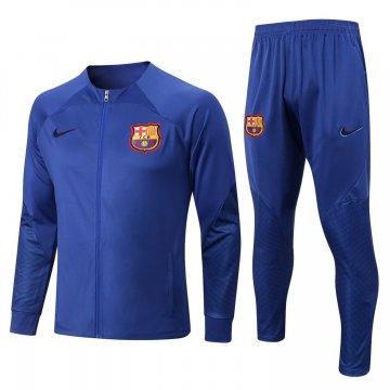 Barcelona 2022-23 Blue Soccer Jacket + Pants Men's