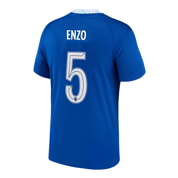 #ENZO #5 Chelsea 2022-23 Home UCL Soccer Jerseys Men's
