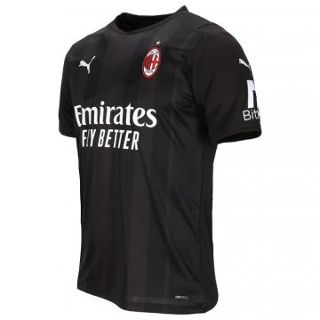 AC Milan 2021-22 Away Goalkeeper Short Sleeve Men's Soccer Jerseys