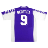 #Retro BATISTUTA #9 Fiorentina 1999/00 Home Soccer Jerseys Men's