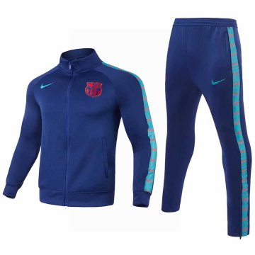 2021-22 Barcelona Blue II Football Training Suit (Jacket + Pants) Men's