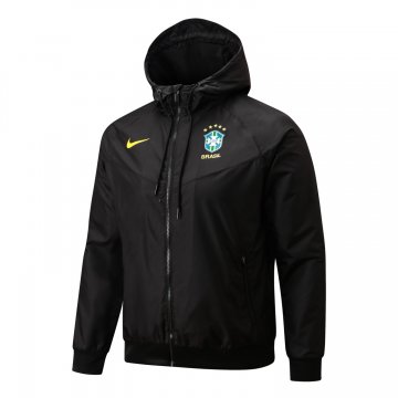 Brazil 2022 Black All Weather Windrunner Soccer Jacket Men's