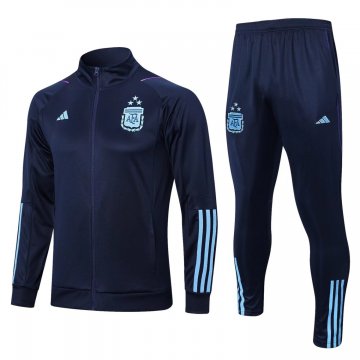 Argentina 2023 3-Star Navy Soccer Jacket + Pants Men's