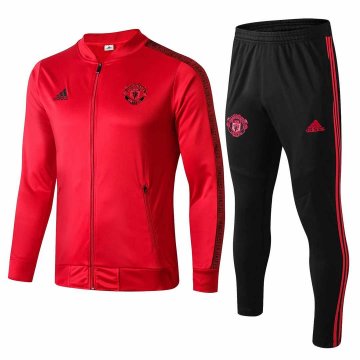 2019-20 Manchester United Red Men's Football Training Suit(Jacket + Pants) [47012046]