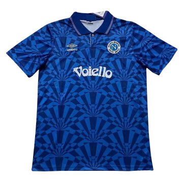 1991-1993 Napoli Retro Home Football Jersey Shirts Men's