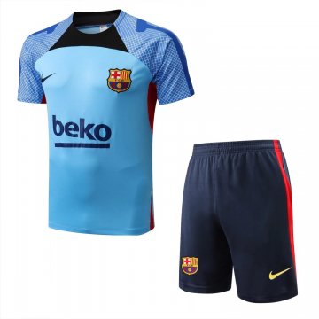 Barcelona 2022-23 Blue Soccer Jerseys + Short Men's