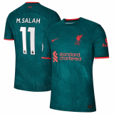 #M. Salah #11 Player Version Liverpool 2022-23 Third Away Soccer Jerseys Men's
