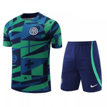 Inter Milan 2022-23 Green Soccer Jerseys + Short Men's