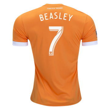 2017-18 Houston Dynamo Home Orange Football Jersey Shirts DeMarcus Beasley # 7