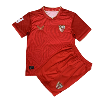 Sevilla 2023-24 Away Soccer Jerseys + Short Kid's