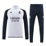 Real Madrid 2023-24 White Soccer Sweatshirt + Pants Men's