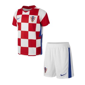 2021-22 Croatia Home Football Kit (Shirt + Short) Kid's