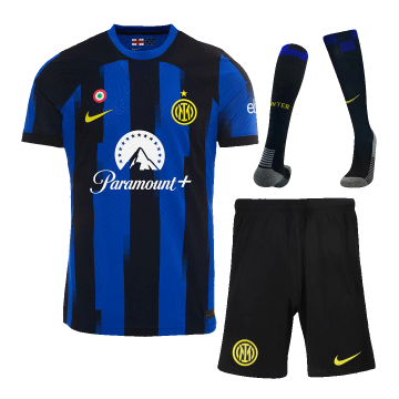 Inter Milan 2023/24 Home Soccer Jerseys + Short + Socks Men's
