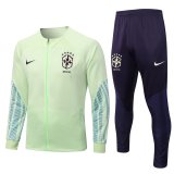 Brazil 2022-23 Lemon Soccer Jacket + Pants Men's