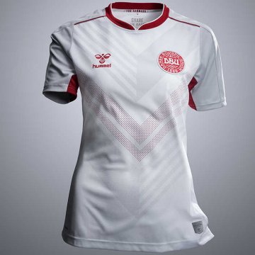 2019-20 Denmark Away Women's Football Jersey Shirts