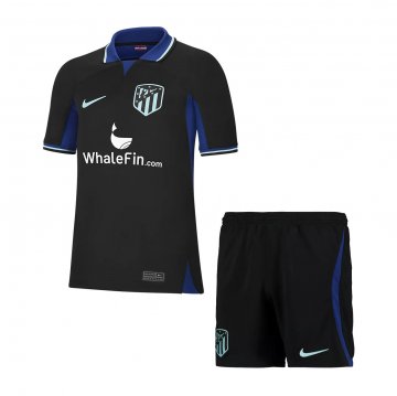 Atletico Madrid 2022-23 Away Kid's Soccer Jerseys + Short