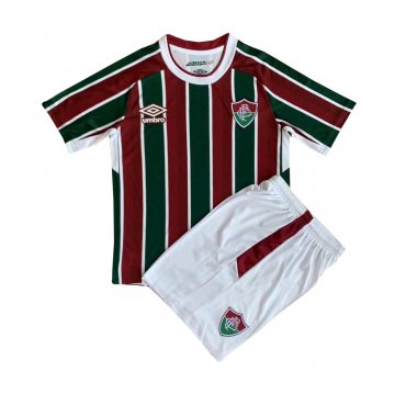 Fluminense 2021-22 Home Football Kit (Shirt + Shorts) Kid's