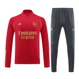 Arsenal 2023-24 Red Soccer Sweatshirt + Pants Men's