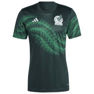 #Pre-Match Mexico 2022-23 Green Soccer Jerseys Men's