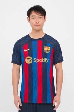 #Player Version Barcelona 2022-23 Home Soccer Jerseys Men's