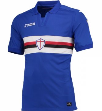 2017-18 Sampdoria Home Blue Footbal Shirt