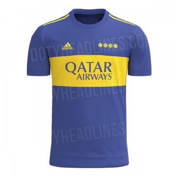 2021-22 Boca Juniors Home Men's Football Jersey Shirts [20210614024]