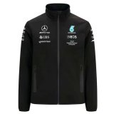 Mercedes-AMG Petronas 2022 Black Softshell F1 Team Jacket Men's