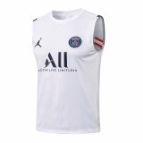 2021-22 PSG x Jordan White III Football Singlet Shirt Men's
