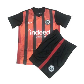 2020-21 Eintracht Frankfurt Home Kids Football Kit(Shirt+Shorts)