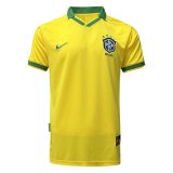 #Retro Brazil 1997 Home Soccer Jerseys Men's