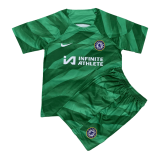 Chelsea 2023-24 Goalkeeper Soccer Jerseys + Short Children's