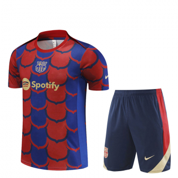 Barcelona 2024-25 Red - Blue Soccer Jerseys + Short Men's