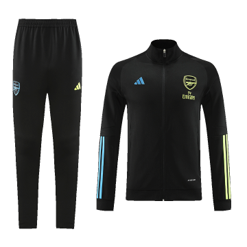 Arsenal 2023/24 Black Soccer Jacket + Pants Men's