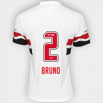 2016-17 Sao Paulo Home White Football Jersey Shirts Bruno #2