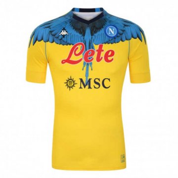 2021-22 Napoli Special Edition Yellow Football Jersey Shirts Men's
