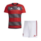 Flamengo 2023-24 Home Soccer Jerseys + Short Kid's