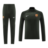 Barcelona 2023-24 Dark Green Soccer Sweatshirt + Pants Men's