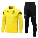 Borussia Dortmund 2022-23 Yellow Soccer Jacket + Pants Men's