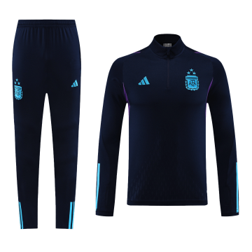Argentina 2023-24 Navy Soccer Sweatshirt + Pants Men's