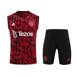 Manchester United 2023/24 Red Soccer Singlet + Short Men's
