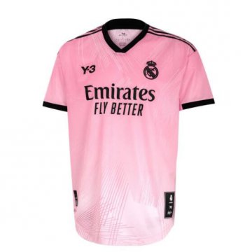 Real Madrid 2022-23 Y-3 120th Anniversary Pink Soccer Jerseys Men's